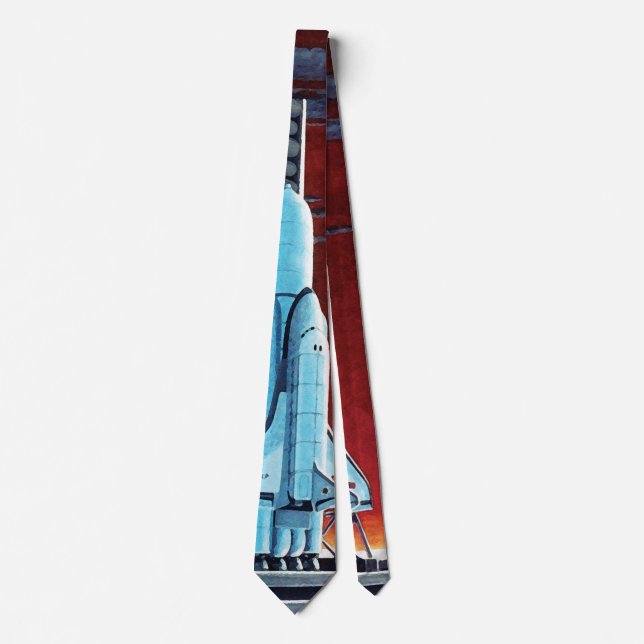 Soviet Space Shuttle Full Moon Launchpad Concept Tie (Front)