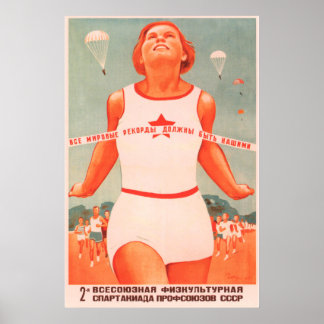 Soviet Sport Poster