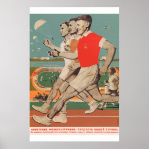 Soviet Sport Poster