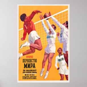 Soviet Sports Poster Handball