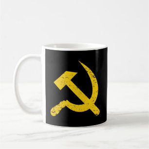 Soviet Union Communist Flag Hammer And Sickle Coffee Mug