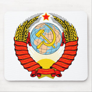 Soviet Union Emblem Mouse Pad