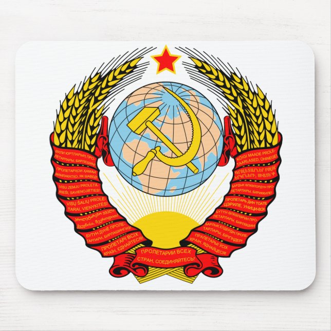 Soviet Union Emblem Mouse Pad (Front)