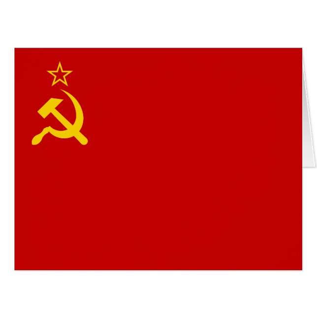 Soviet Union Flag, USSR, CCCP, Communism, Lenin (Front Horizontal)