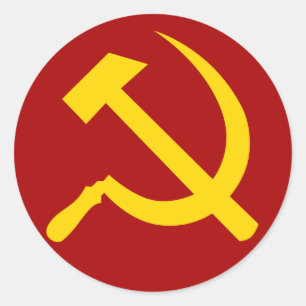 Soviet Union Symbol - Советский Союз Символ Classic Round Sticker
