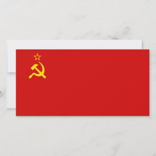 Soviet Union (USSR) (Communist Hammer and Sickle) Card