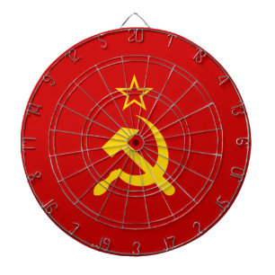 Soviet Union (USSR) (Communist Hammer and Sickle) Dartboard