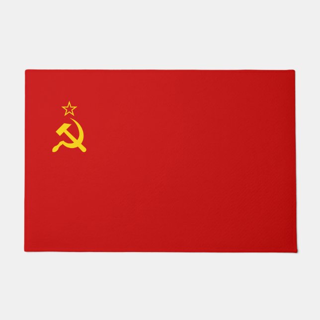 Soviet Union (USSR) (Communist Hammer and Sickle) Doormat (Front)