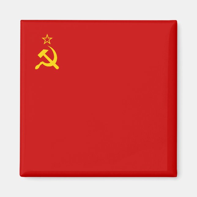 Soviet Union (USSR) (Communist Hammer and Sickle) Magnet (Front)
