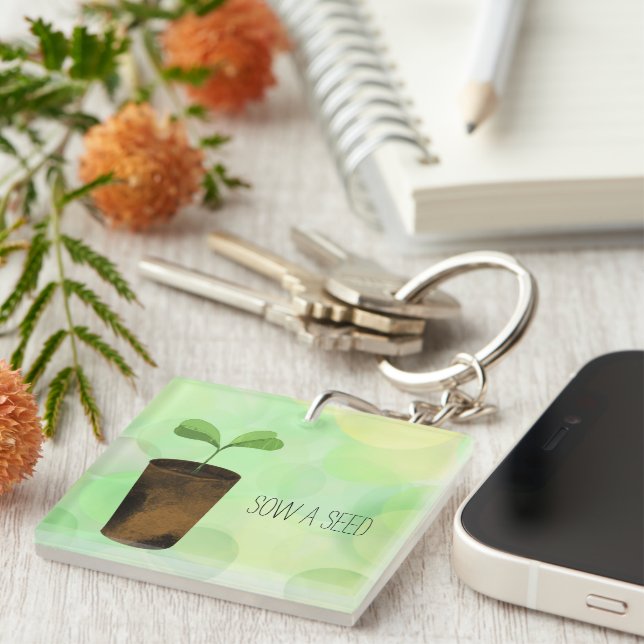 Sow a seed key ring (Front Right)