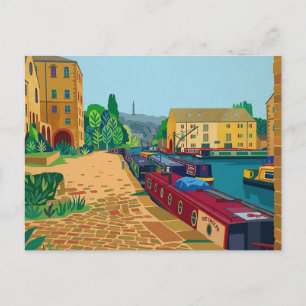 Sowerby Bridge Canal Basin Postcard