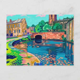 Sowerby Bridge Canal Tuel Lane Tunnel Postcard
