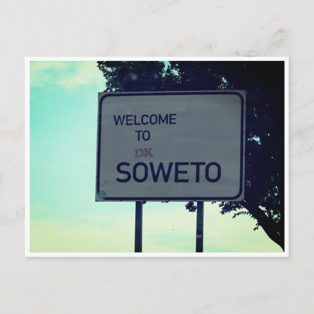 soweto welcome durban postcard (Front)