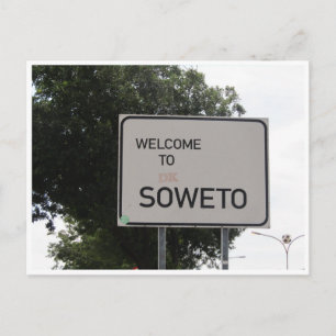 soweto welcome postcard