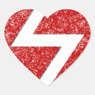 Sowilo Rune Heart Sticker