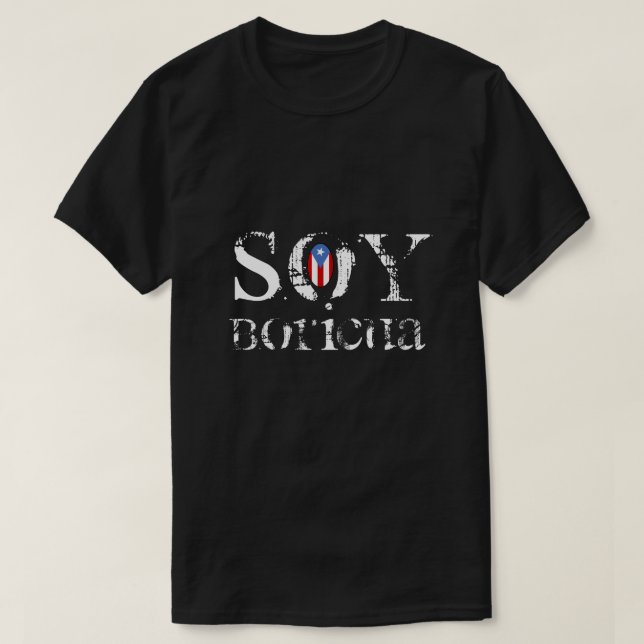 Soy Boricua Pride T-Shirt (Design Front)