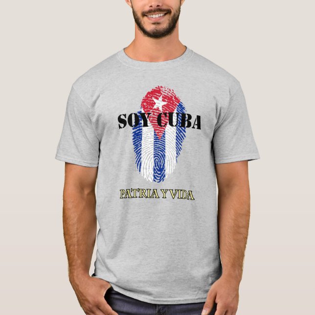 Soy Cuba I Am Cuba Patria Y Vida Light T-Shirt (Front)