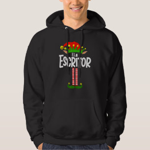 Soy El Escritor Elf Family Group Matching In Spani Hoodie