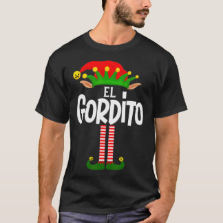 Soy El Gordito Elf Family Group Matching in Spanis T-Shirt