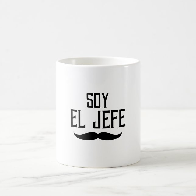 Soy El Jefe Nice Design Coffee Mug (Center)