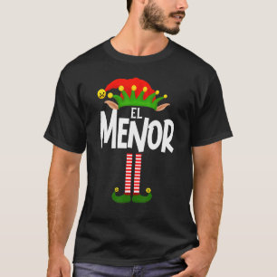Soy El Menor Elf Family Group Matching In Spanish T-Shirt