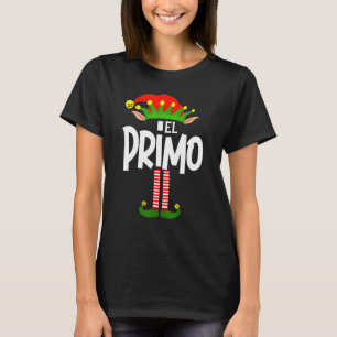 Soy El Primo Elf Family Group Matching In Spanish T-Shirt