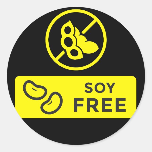Soy-Free Safety Labels (Front)