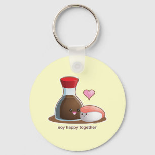 Soy Happy Key Ring