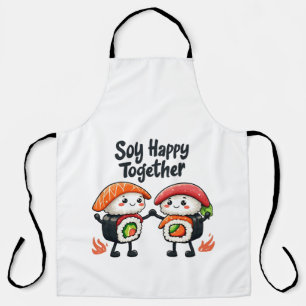 Soy happy together Sushi Kawaii Japanese Food Apron