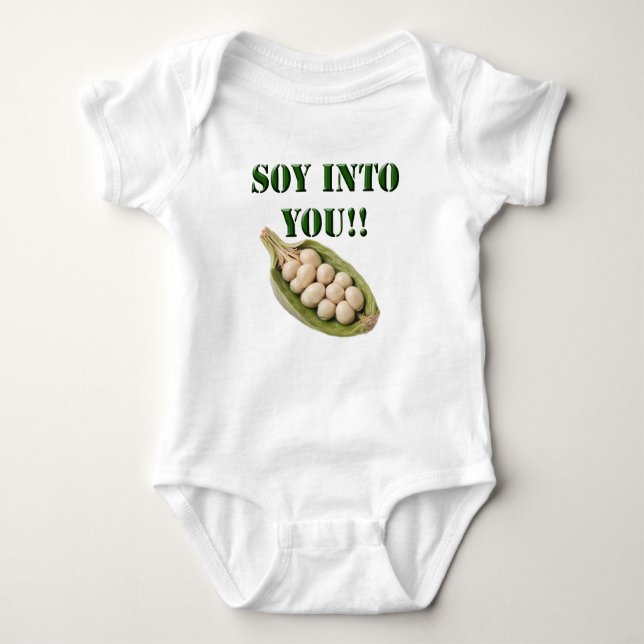 Soy Into You: A Vegan Love Story, Baby Bodysuit (Front)