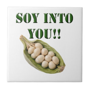 Soy Into You: A Vegan Love Story, Ceramic Tile