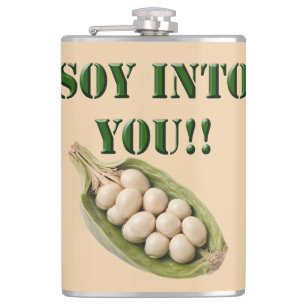 Soy Into You: A Vegan Love Story, Hip Flask