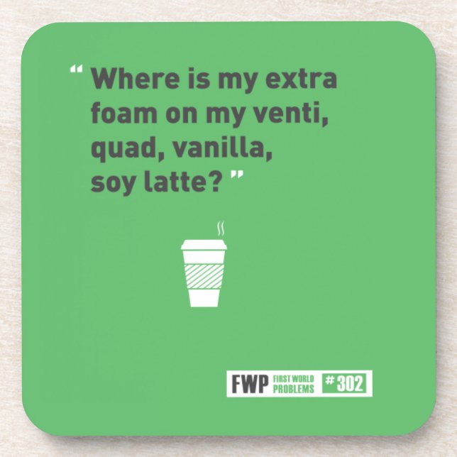 Soy Latté Coaster (Front)