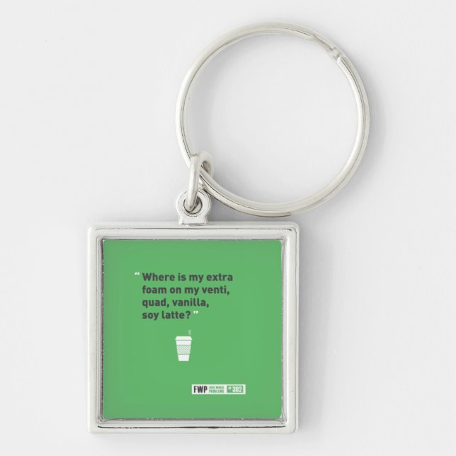 Soy Latté Key Ring (Front)