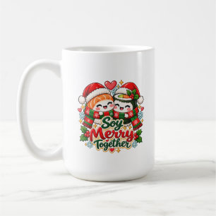 Soy Merry Together Kawaii Sushi Coffee Mug