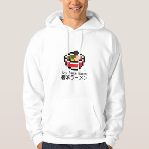Soy Sauce Ramen Retro Pixel Art Hoodie