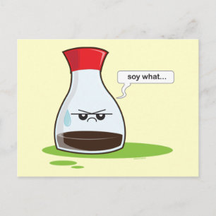 Soy What Postcard