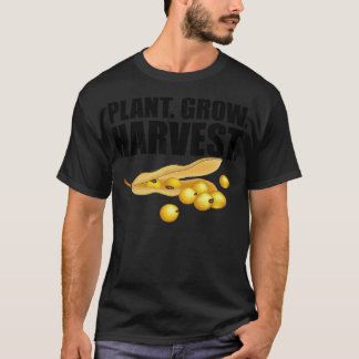 Soybean Farmer Plant Grow Harvest T-Shirt