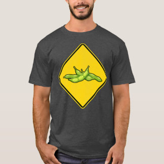 Soybean Warning Sign Farmer Funny Soybeans T-Shirt