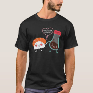 Soymate Soy Sauce Japanese Sushi Couples Chef Food T-Shirt