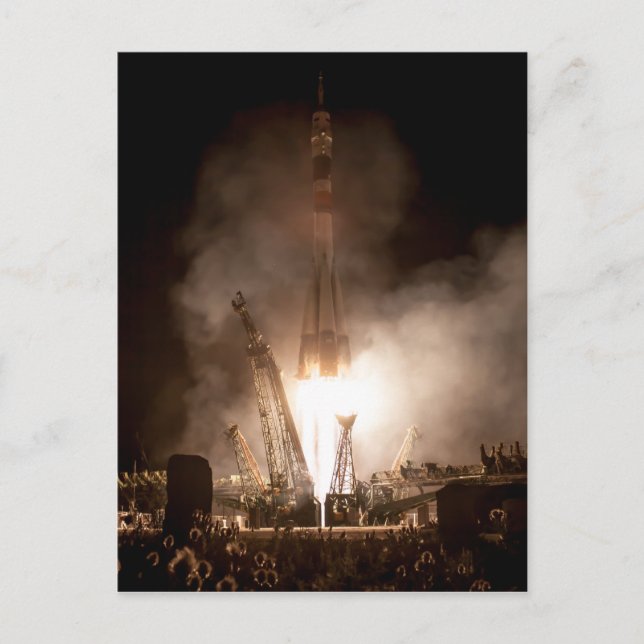 Soyuz Launch Postcard (Front)