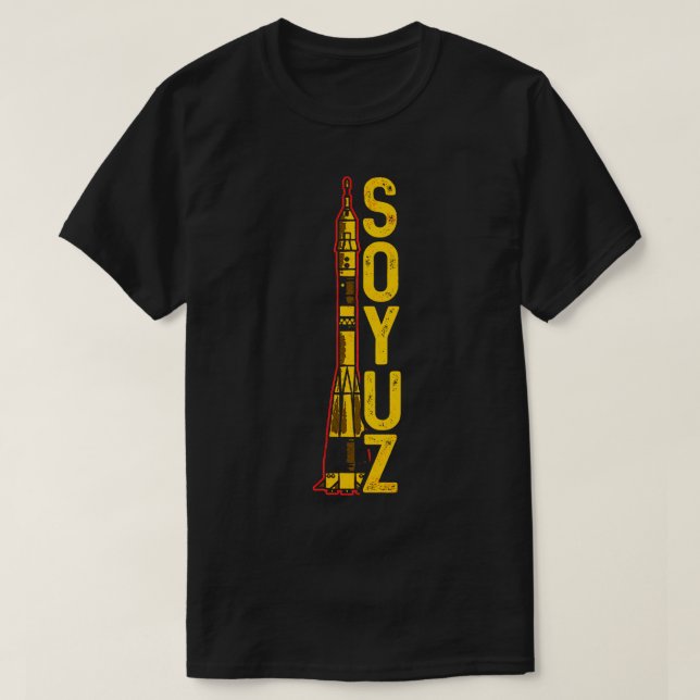 Soyuz Rocket Soviet Union 7 T-Shirt (Design Front)