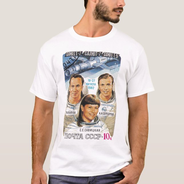 Soyuz T-7 T-Shirt (Front)