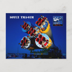 Soyuz TMA-03M spacecraft, Kazakhstan Postcard