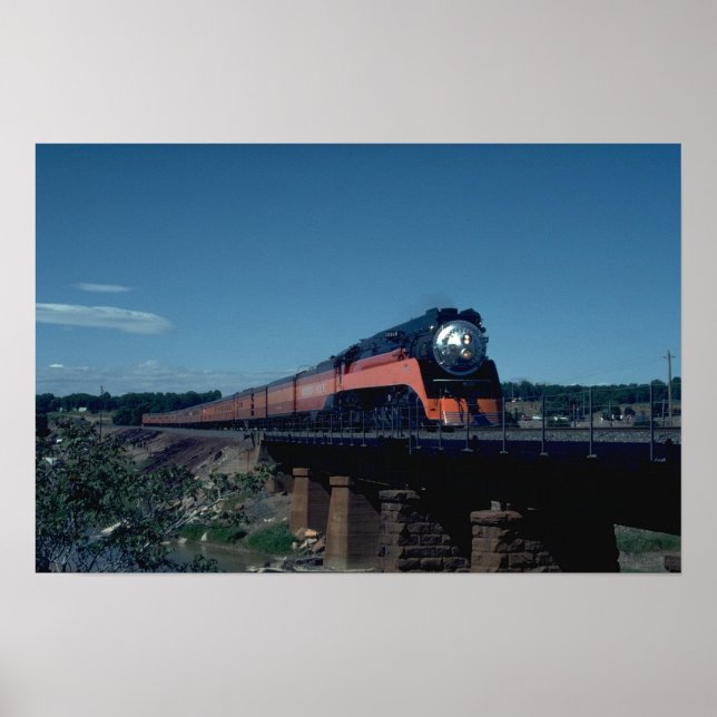 SP "Daylight" train, led by 4-8-4 Poster (Front)