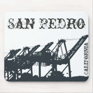 SP Harbour Cranes Mousepad
