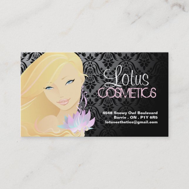 Spa and Aesthetics Business Card (Front)