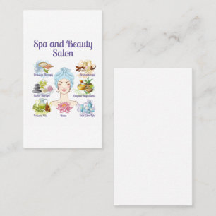 Spa and Beauty Salon Business Card