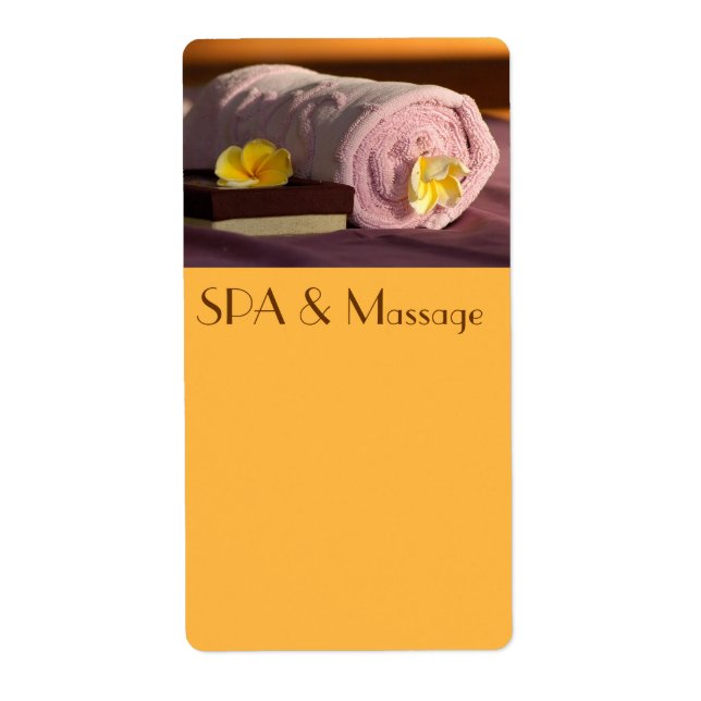 SPA and massage (Front)