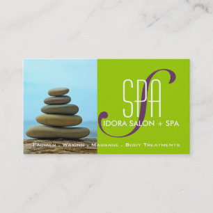 Spa and Massage Business Card Template
